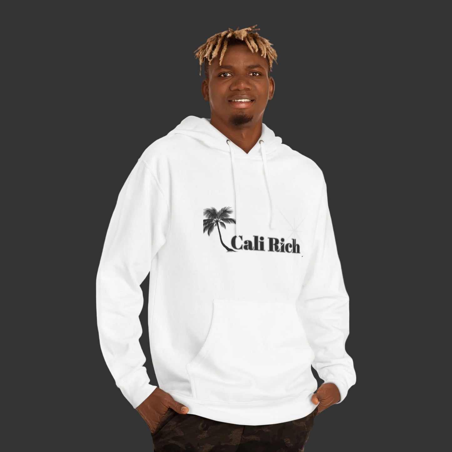 Cali Rich Hoodie - 'Hustle Now Shine Later' Unisex