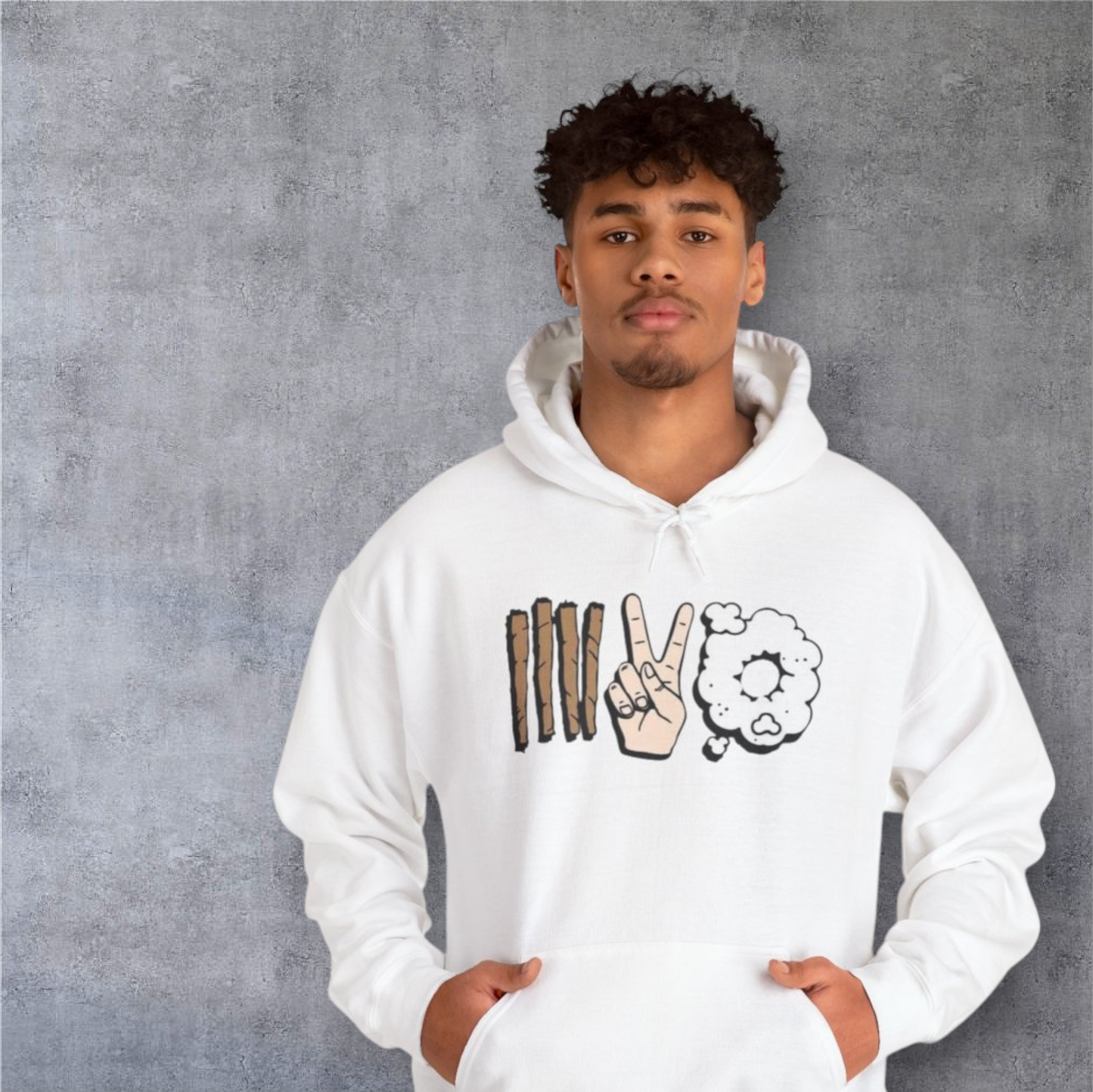 Broccoli Peace Hoodie – Funny Veggie Graphic Sweatshirt