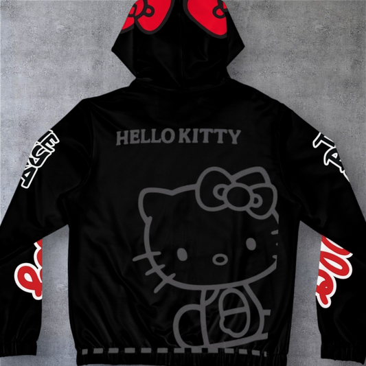 Hello Kitty "The Bay Area" Full-Zip Hoodie — Women's Graphic Zip-Up