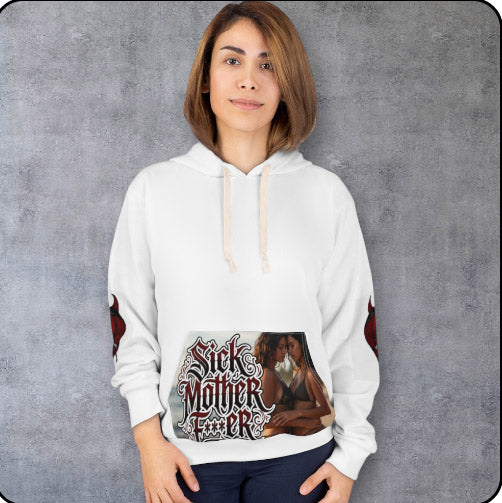 Dirty Waters Finest Hoodie — Graphic Streetwear Pullover with 'Sick Mother F***er' Art