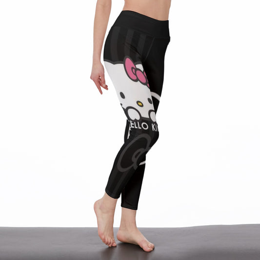 Cali Rich Women's High Waist Leggings - Iconic Urban Graphic