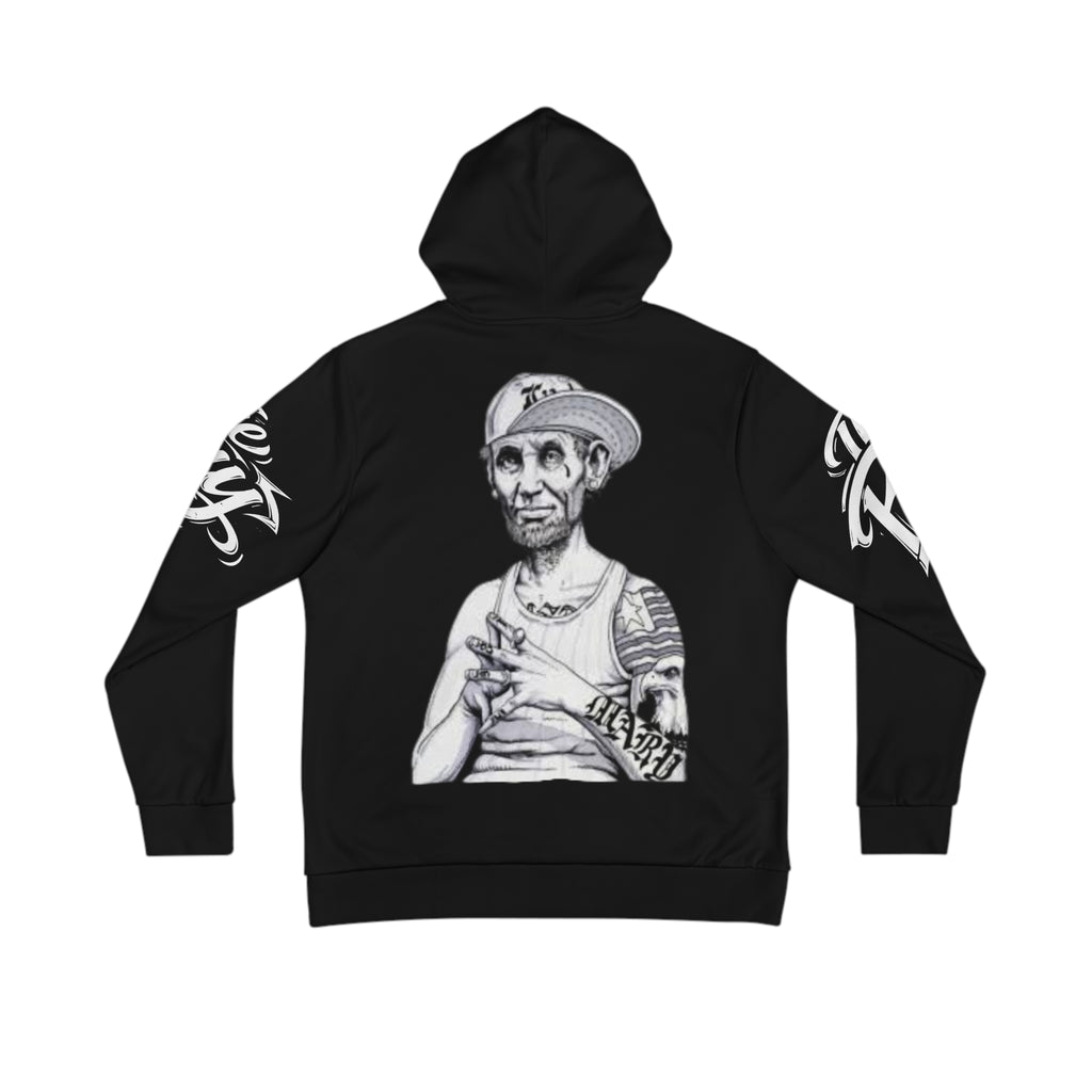 Cali Raised Red Graphic Hoodie — Tattooed Street Art Pullover