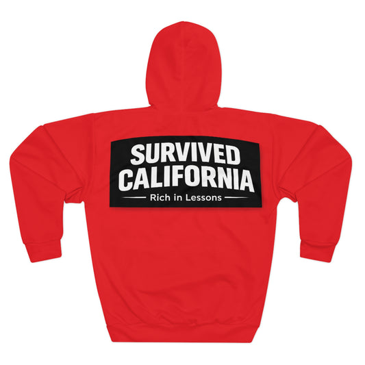 Survived California Pullover Hoodie — 'Calirich' Graphic Hooded Sweatshirt