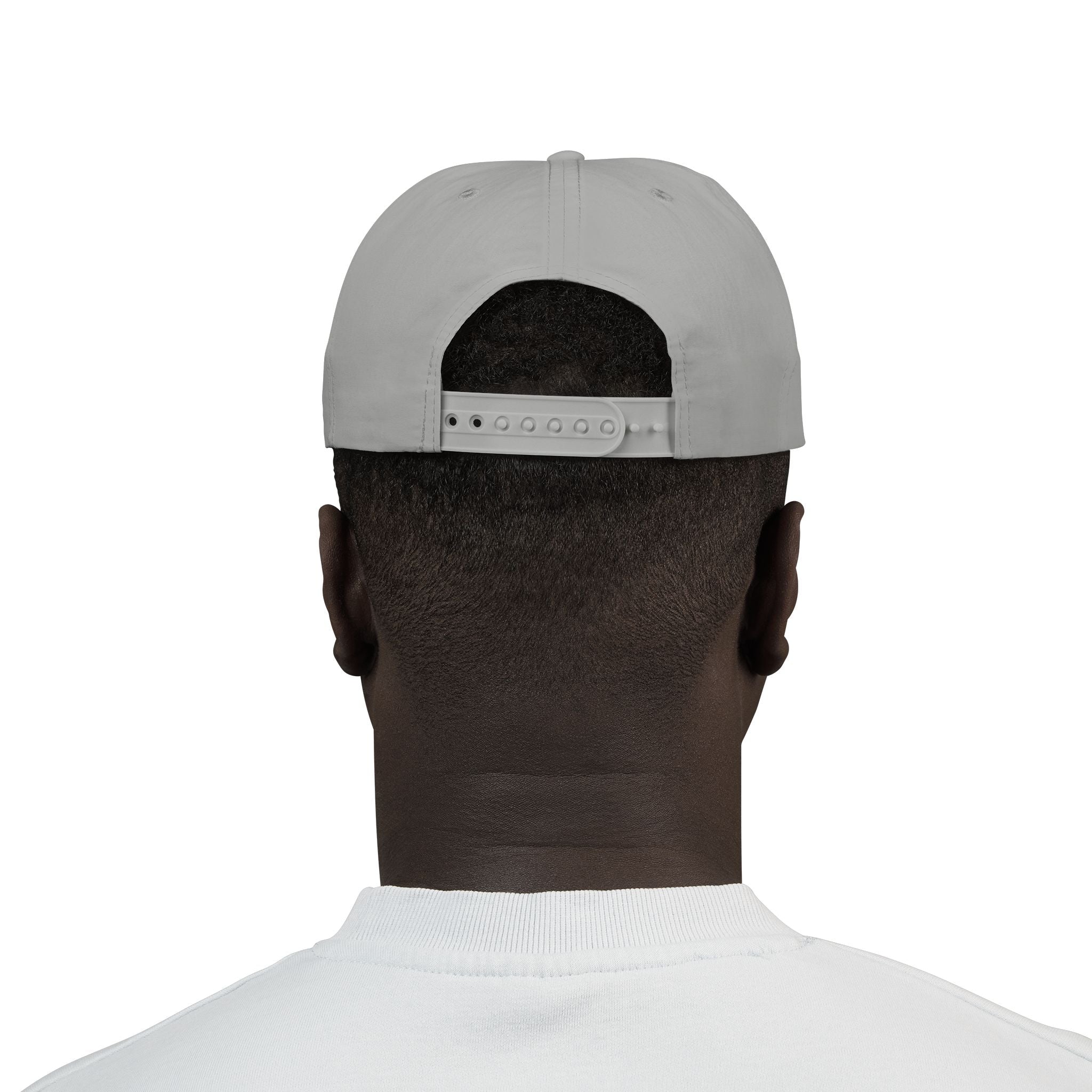 CaliRich Palm Logo Surf Cap — White Snapback Beach Hat