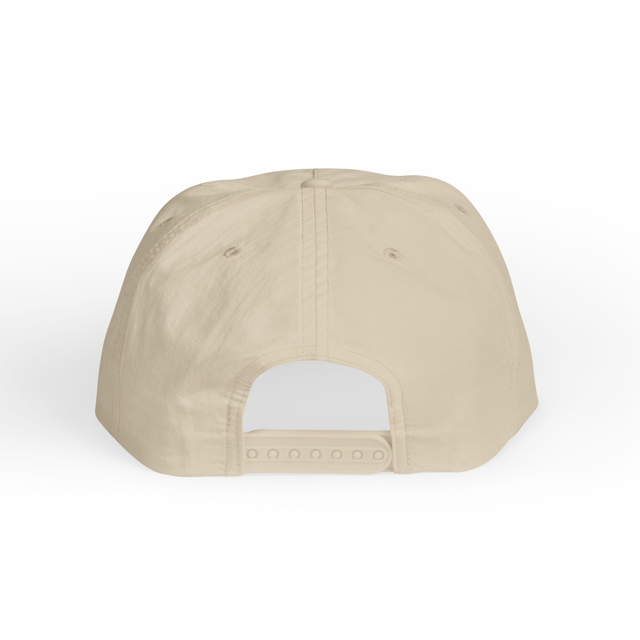 CaliRich Palm Logo Surf Cap — White Snapback Beach Hat