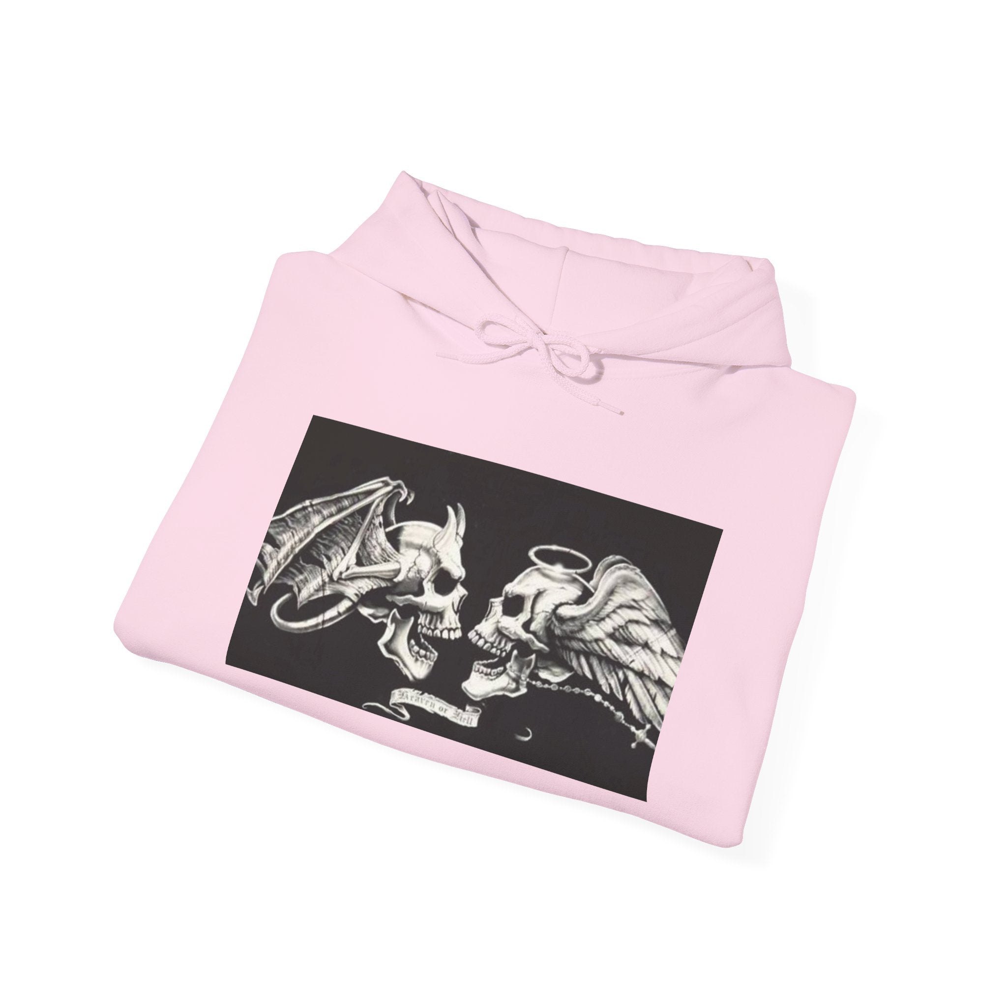 Skull Kiss Hoodie — Gothic Skeleton Couple Graphic Pullover