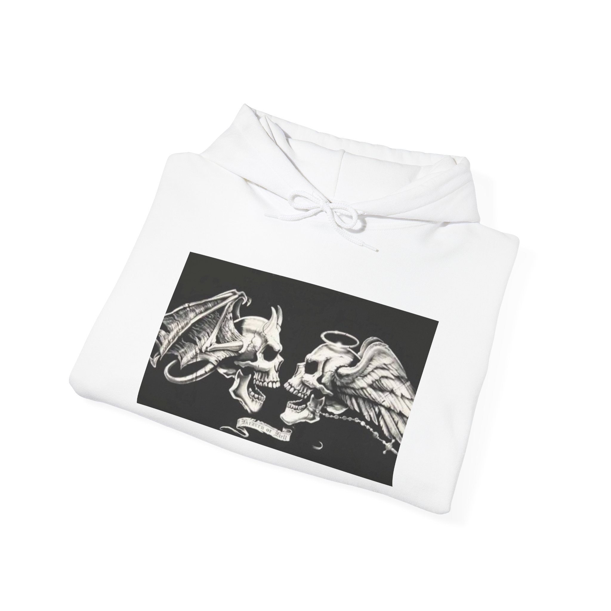 Skull Kiss Hoodie — Gothic Skeleton Couple Graphic Pullover