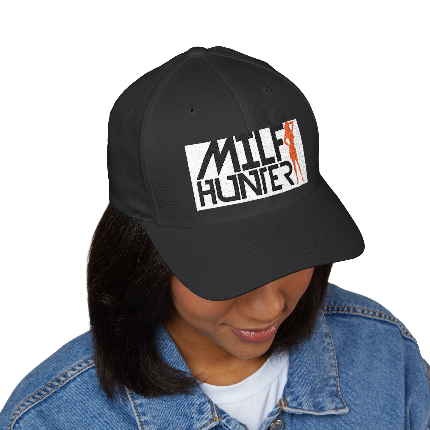 Embroidered 'MILF Hunter' Structured Cap
