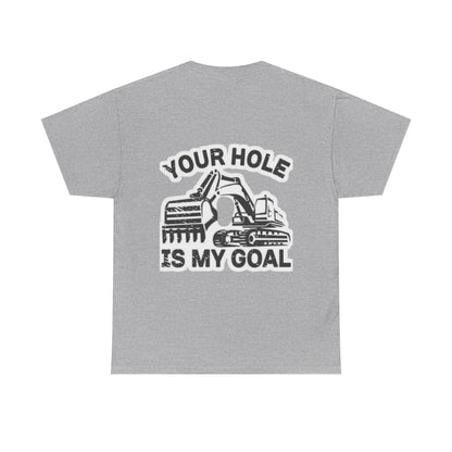 Funny Construction Tee, Heavy Cotton Tee, Gift for Plumber, Humorous Work Shirt, Funny DIY Outfit