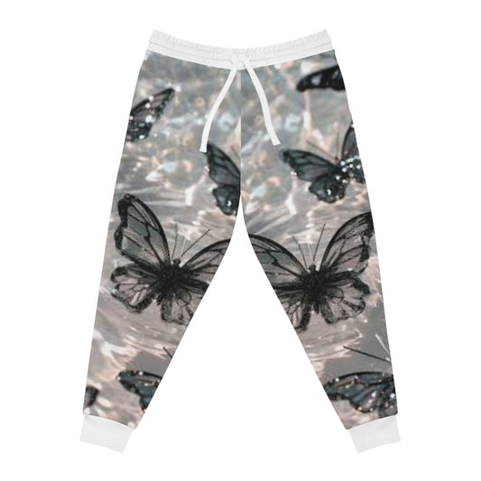 Cali Rich Joggers - Luxury Butterfly All Over Print