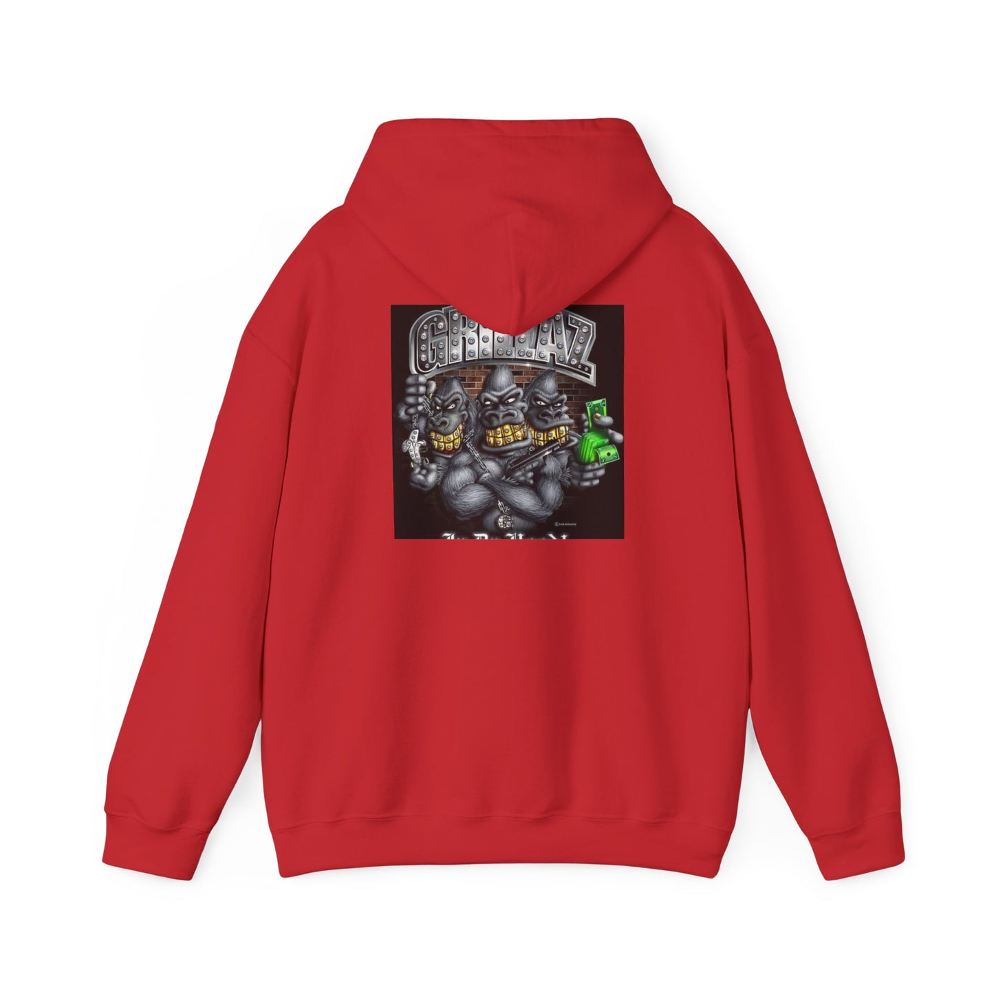 Gangsta Gorilla Hoodie — Urban Streetwear Gorilla Gang Design