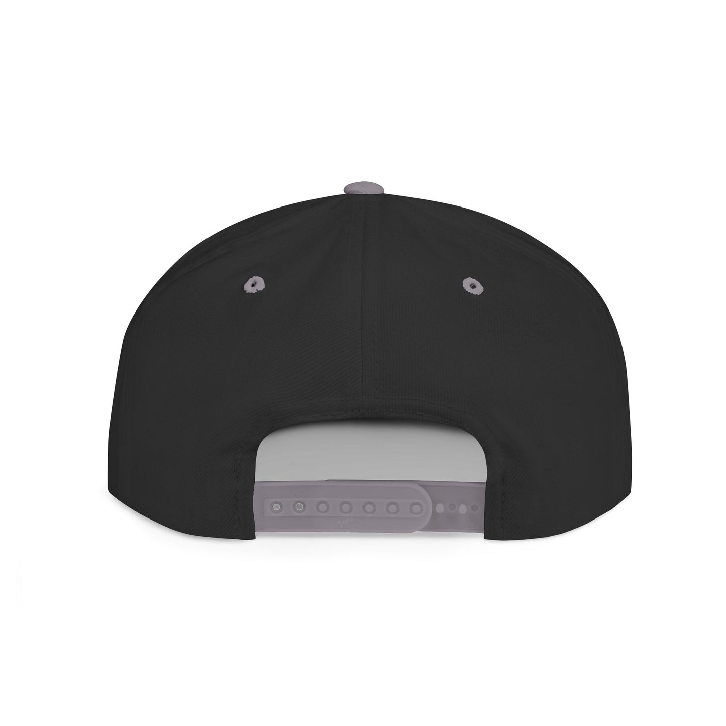 Snapback Hat — 'I  Ski' Retro Patch Flat Bill Cap