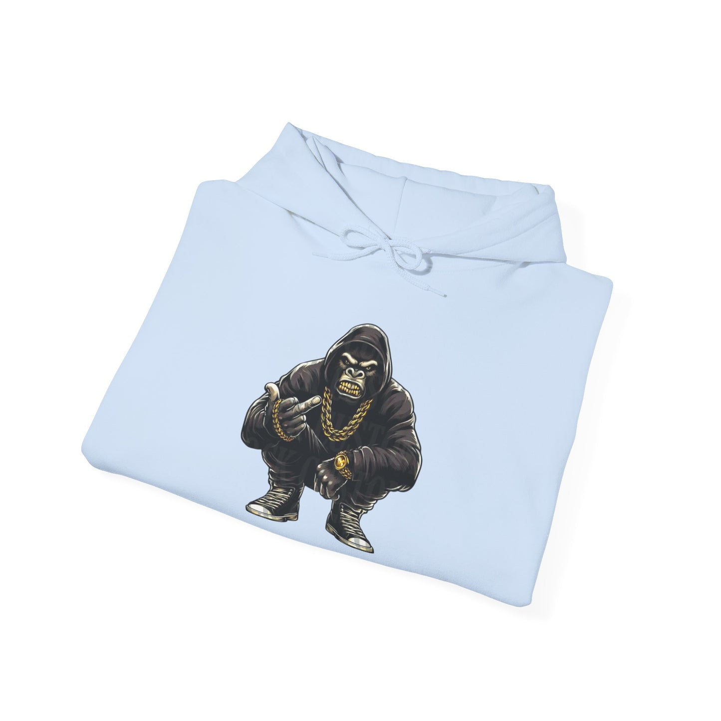 Gangsta Gorilla Hoodie — Urban Streetwear Gorilla Gang Design