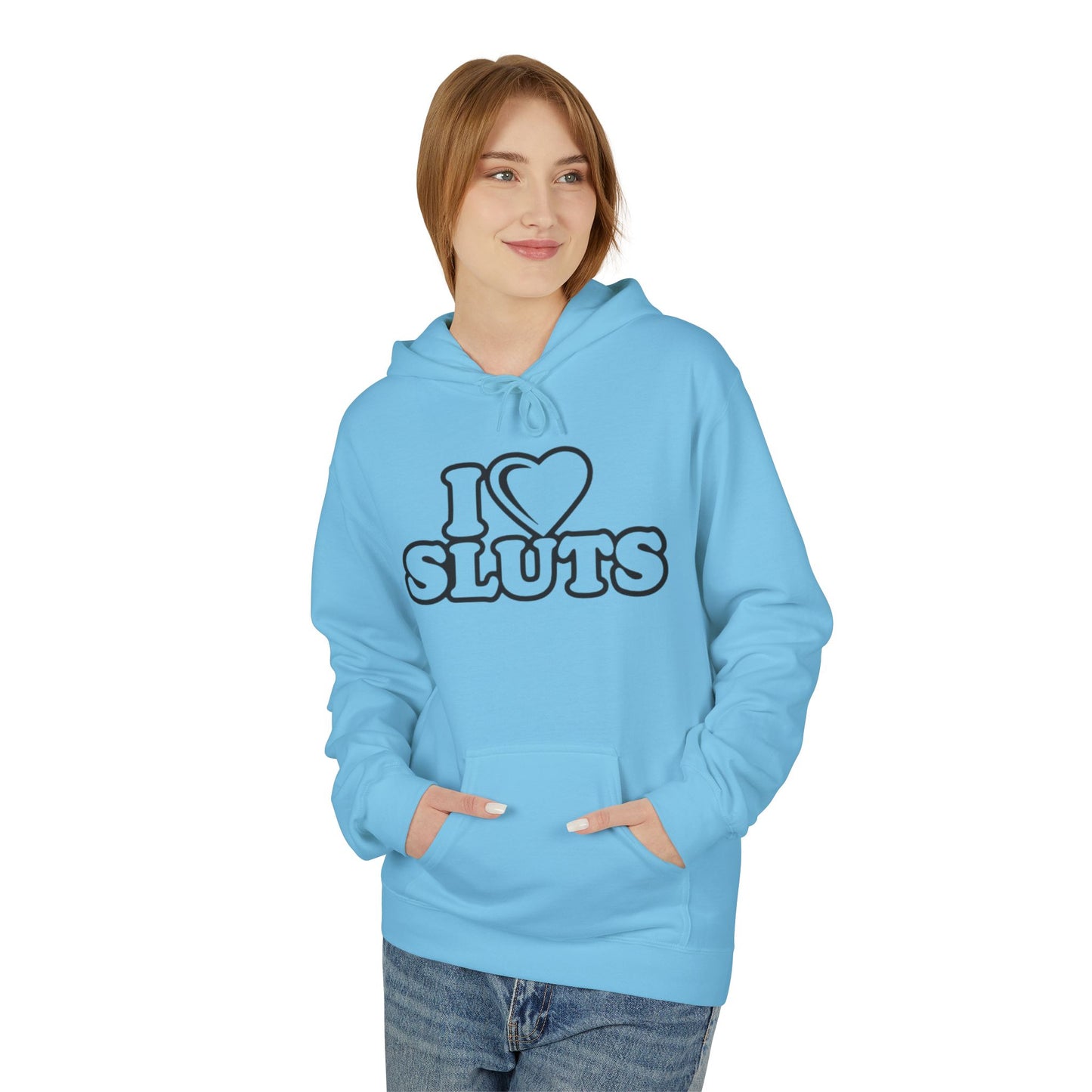 Unisex Fleece Hoodie with Fun Text Designs, Casual Wear for Parties, Gifts for Friends, Unique Fashion for Festivals, Fun Statement Apparel