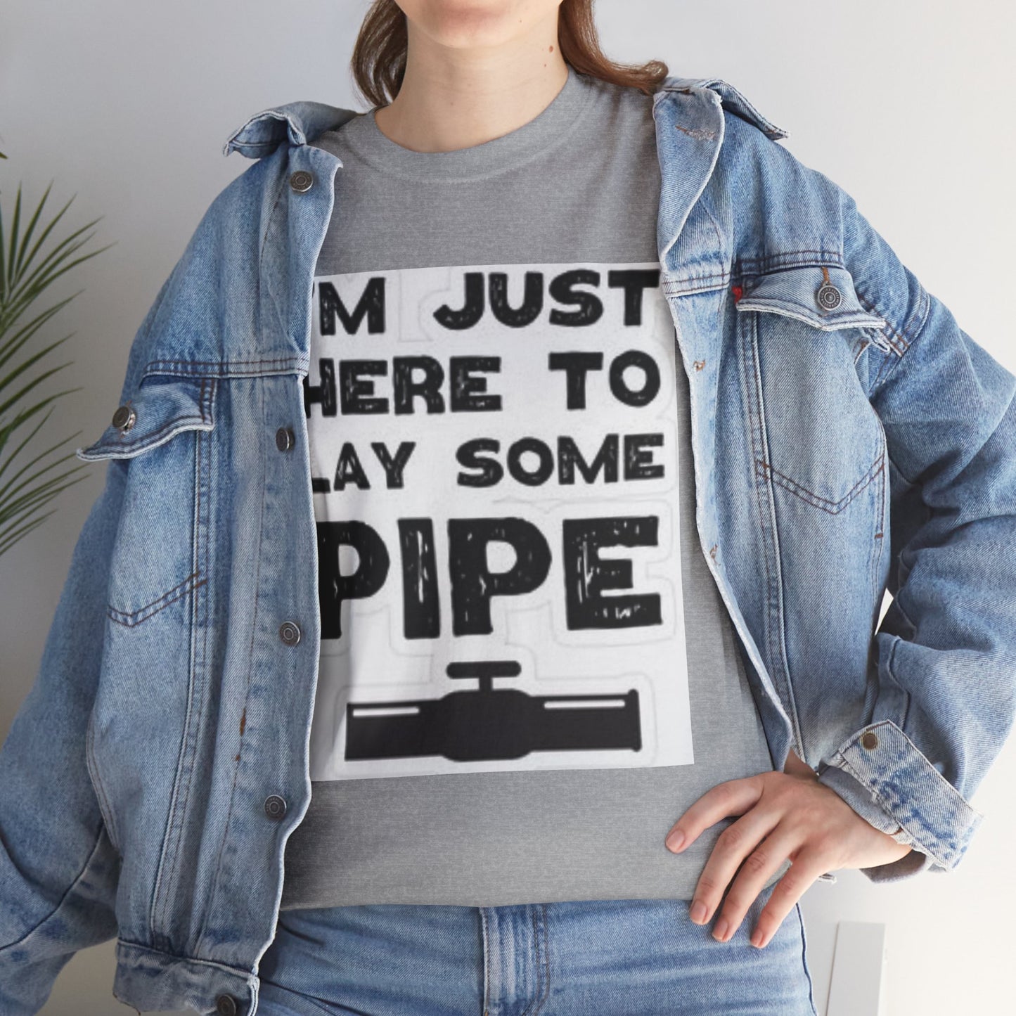 Funny Construction Tee, Heavy Cotton Tee, Gift for Plumber, Humorous Work Shirt, Funny DIY Outfit