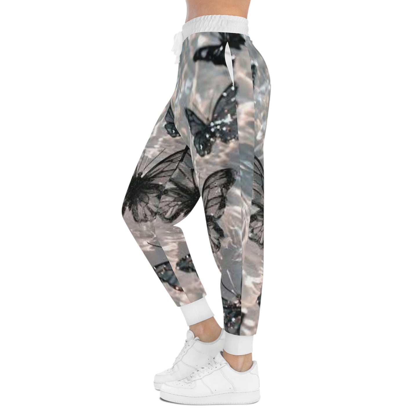 Cali Rich Joggers - Luxury Butterfly All Over Print