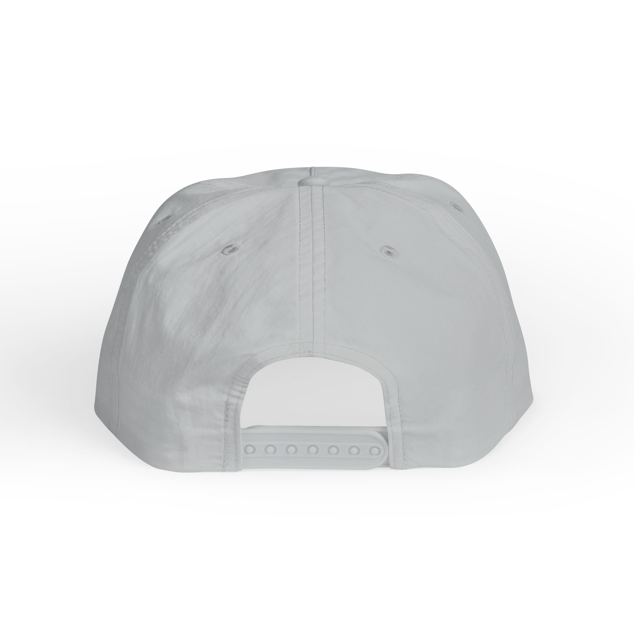 CaliRich Palm Logo Surf Cap — White Snapback Beach Hat