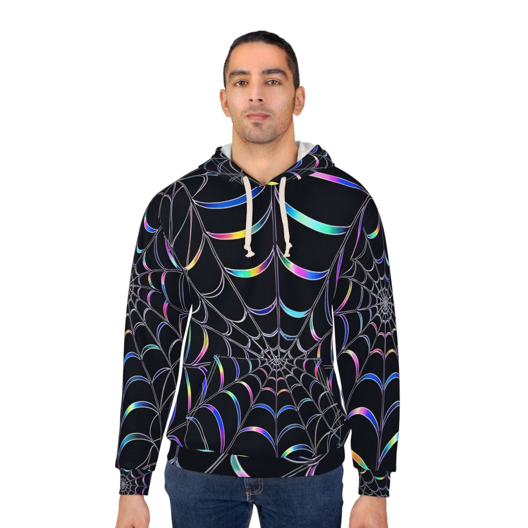 Rainbow Spiderweb Hoodie