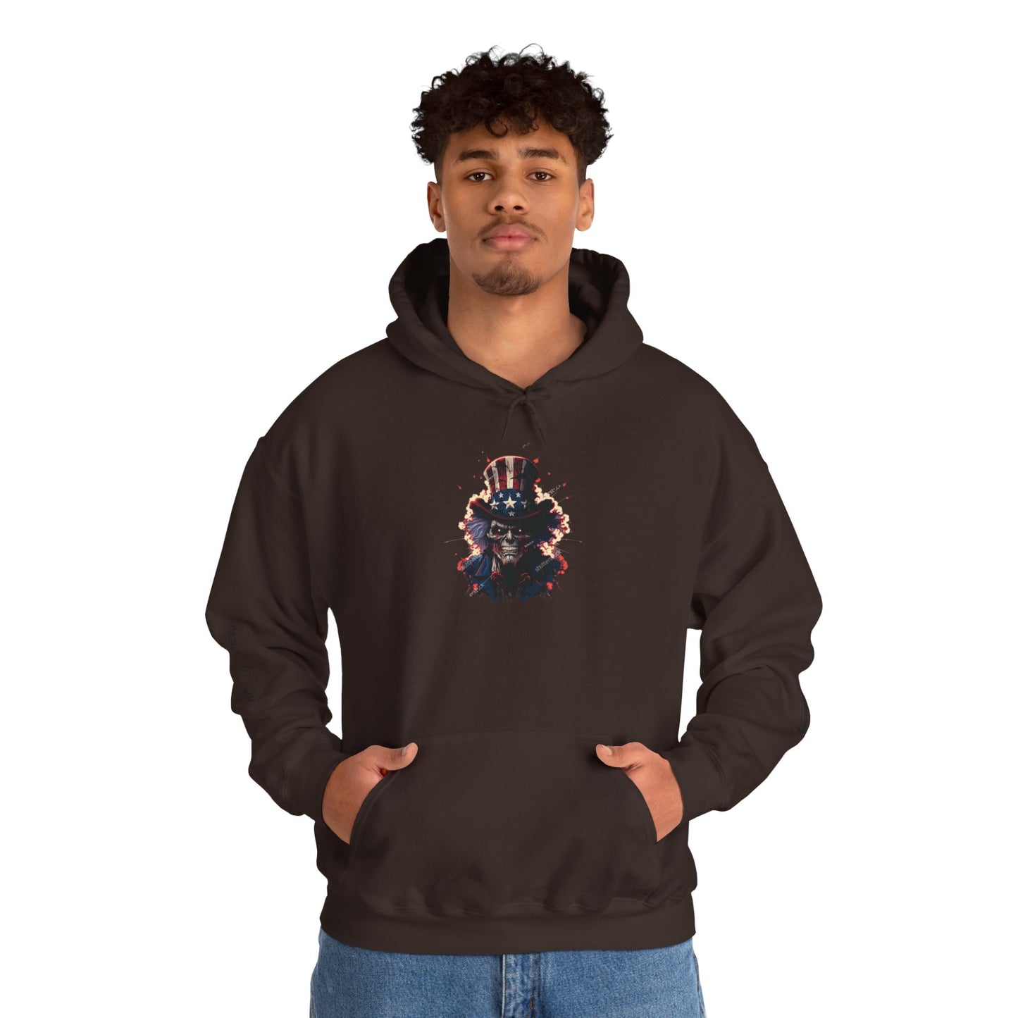 Hoodie — 'I Want You' Skull Graphic & "Can't Play The Player" Back Streetwear Pullover