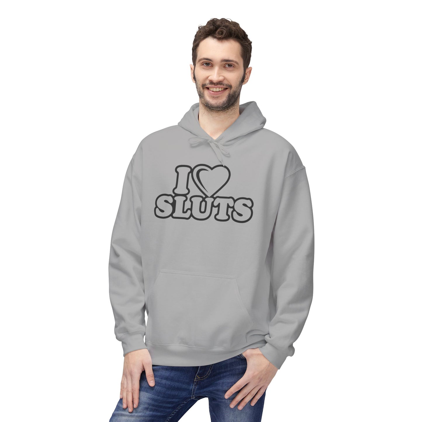 Unisex Fleece Hoodie with Fun Text Designs, Casual Wear for Parties, Gifts for Friends, Unique Fashion for Festivals, Fun Statement Apparel