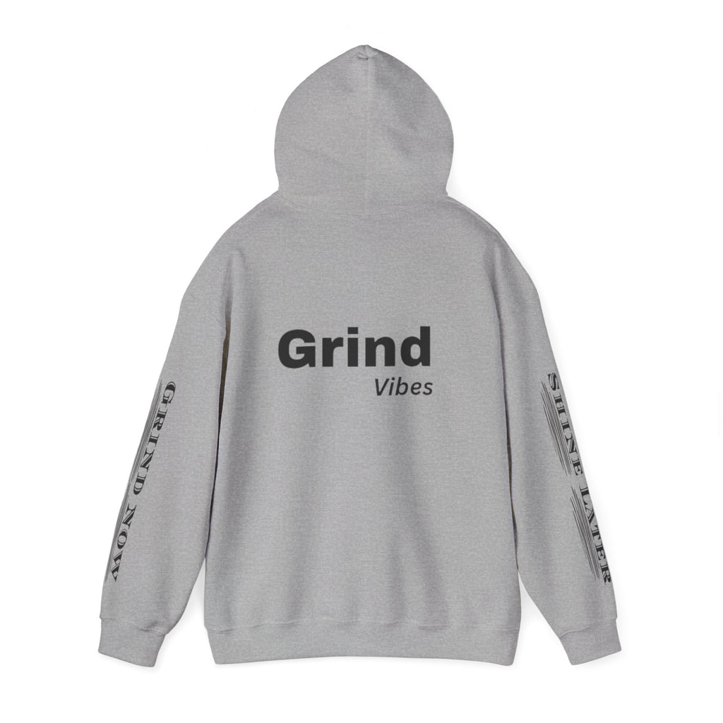 Cali Rich graphic "Grind Now Shine Later" Pullover Hoodie Unisex Heavy Hooded Sweatshirt Cali Rich Clothing