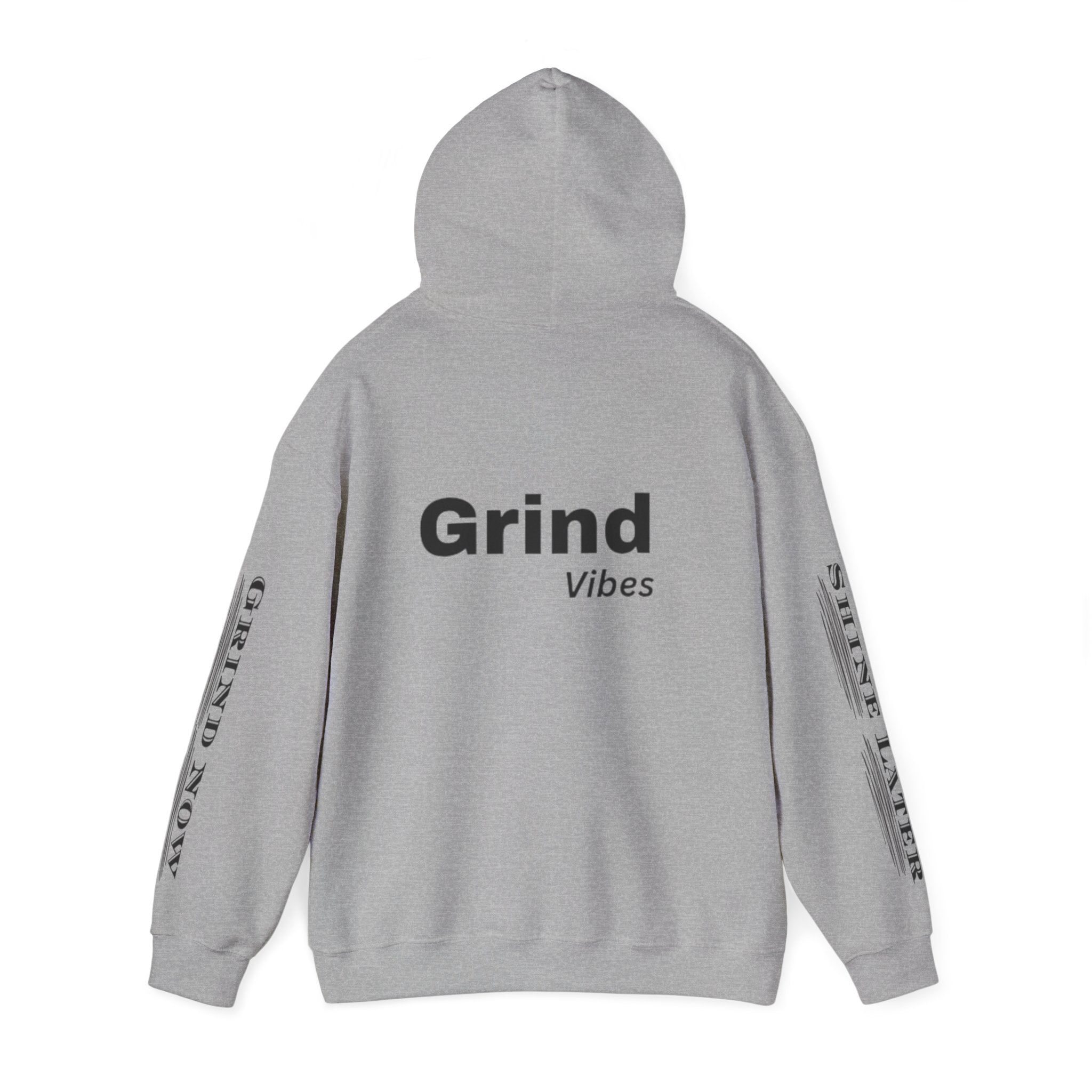 Cali Rich graphic "Grind Now Shine Later" Pullover Hoodie Unisex Heavy Hooded Sweatshirt Cali Rich Clothing