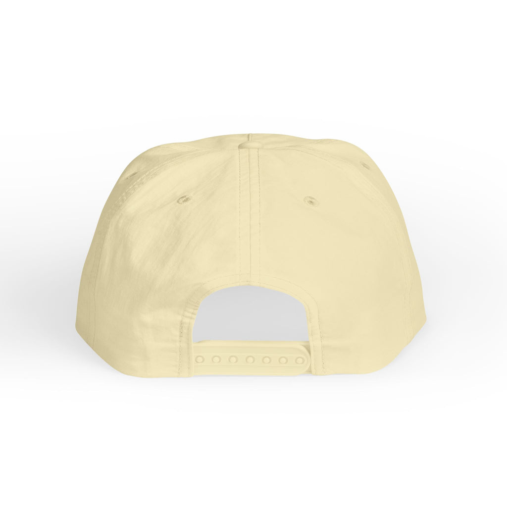 CaliRich Palm Logo Surf Cap — White Snapback Beach Hat
