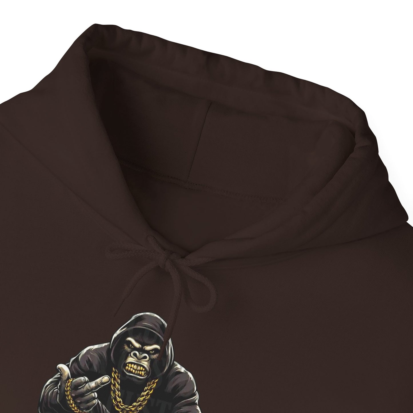 Gangsta Gorilla Hoodie — Urban Streetwear Gorilla Gang Design