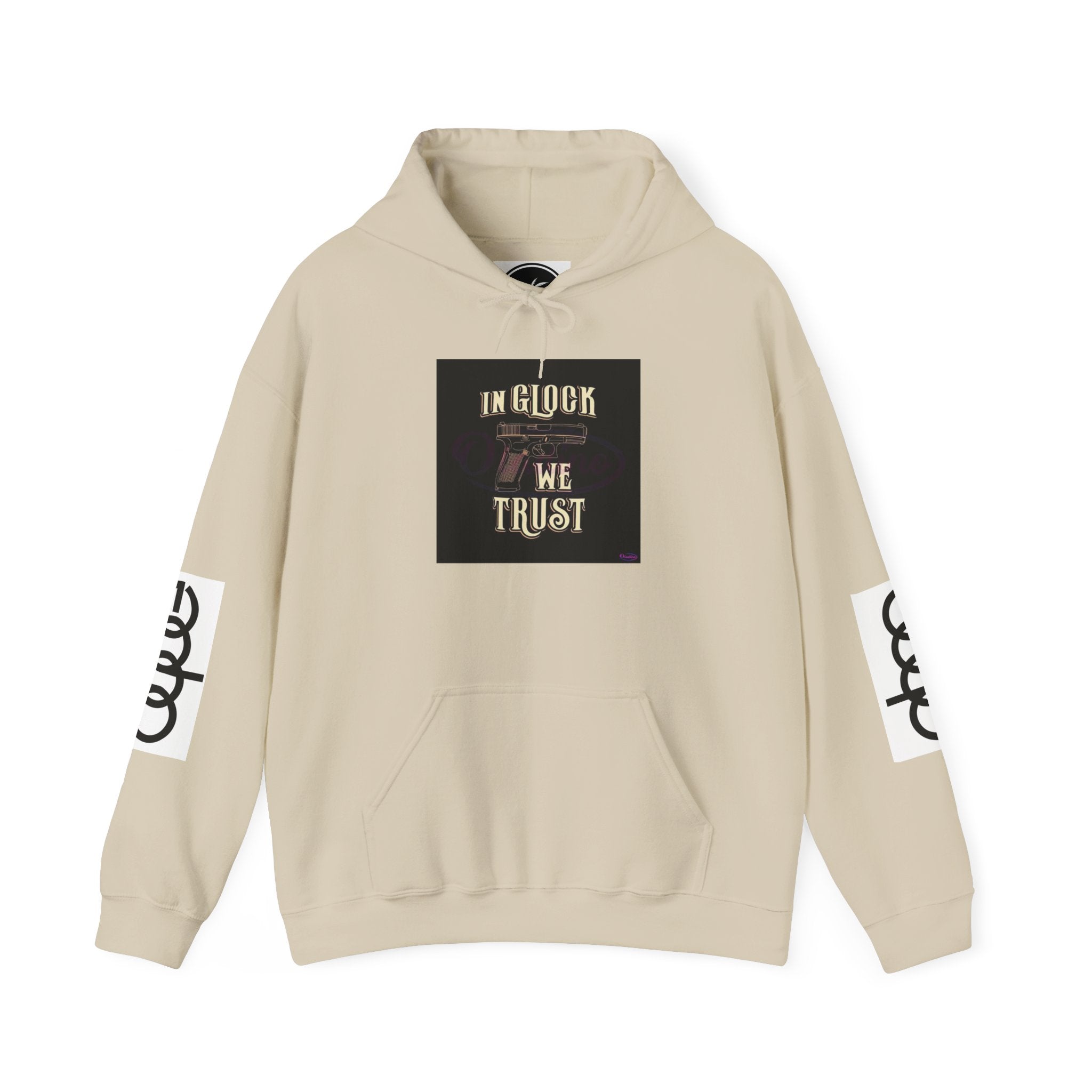 "In Glock We Trust" Cali Rich Hoodie — Streetwear Pistols Graphic Hoodie