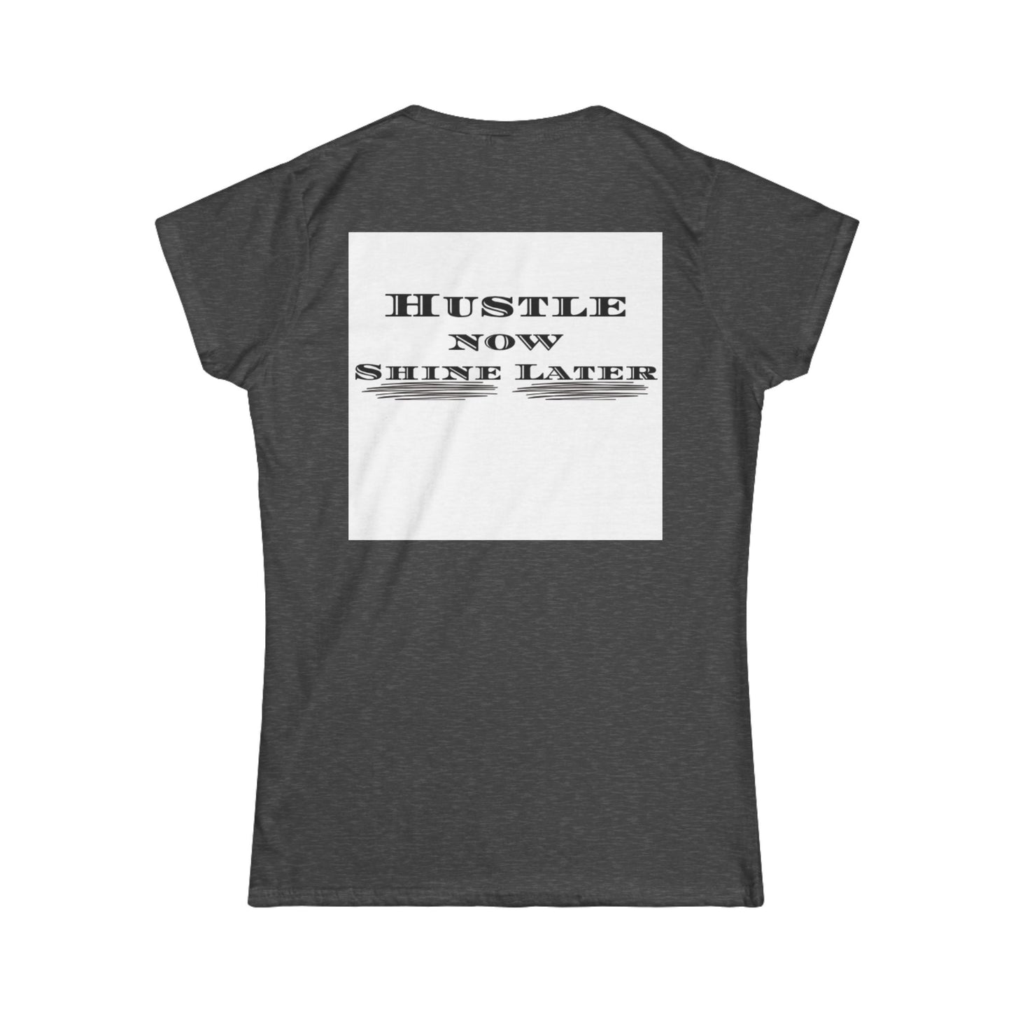 Cali Rich Womens shirt Hustle Now Shine Later Graphic Tee  Motivational Palm Tree Streetwear Shirt