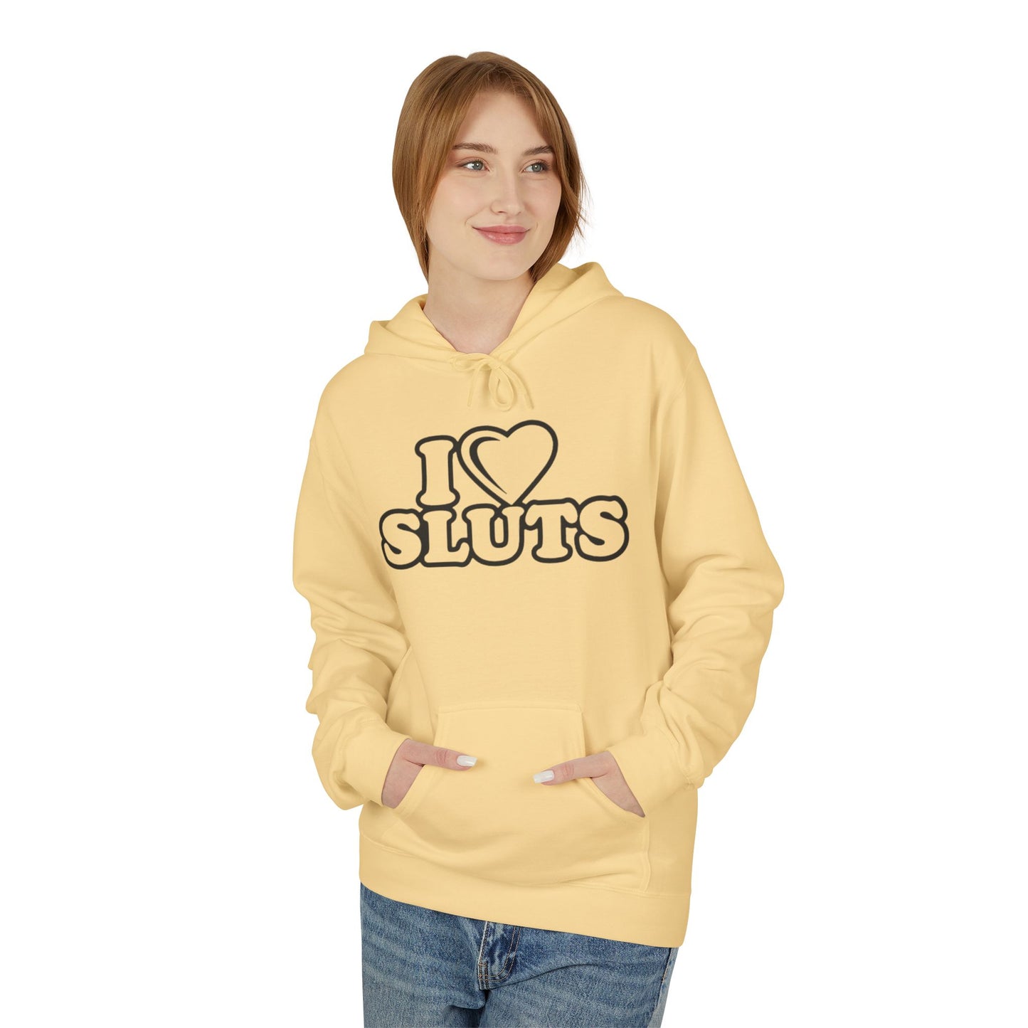 Unisex Fleece Hoodie with Fun Text Designs, Casual Wear for Parties, Gifts for Friends, Unique Fashion for Festivals, Fun Statement Apparel