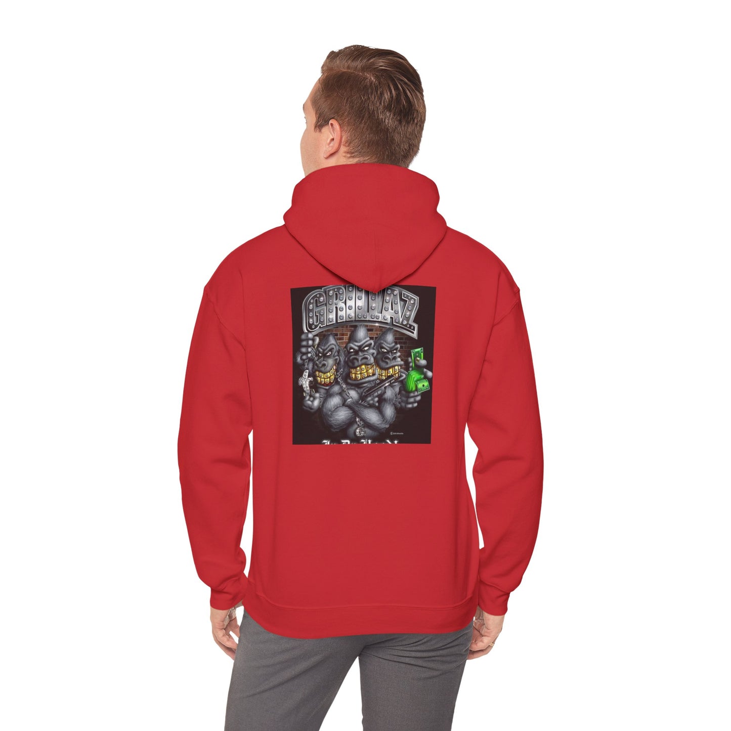 Gangsta Gorilla Hoodie — Urban Streetwear Gorilla Gang Design