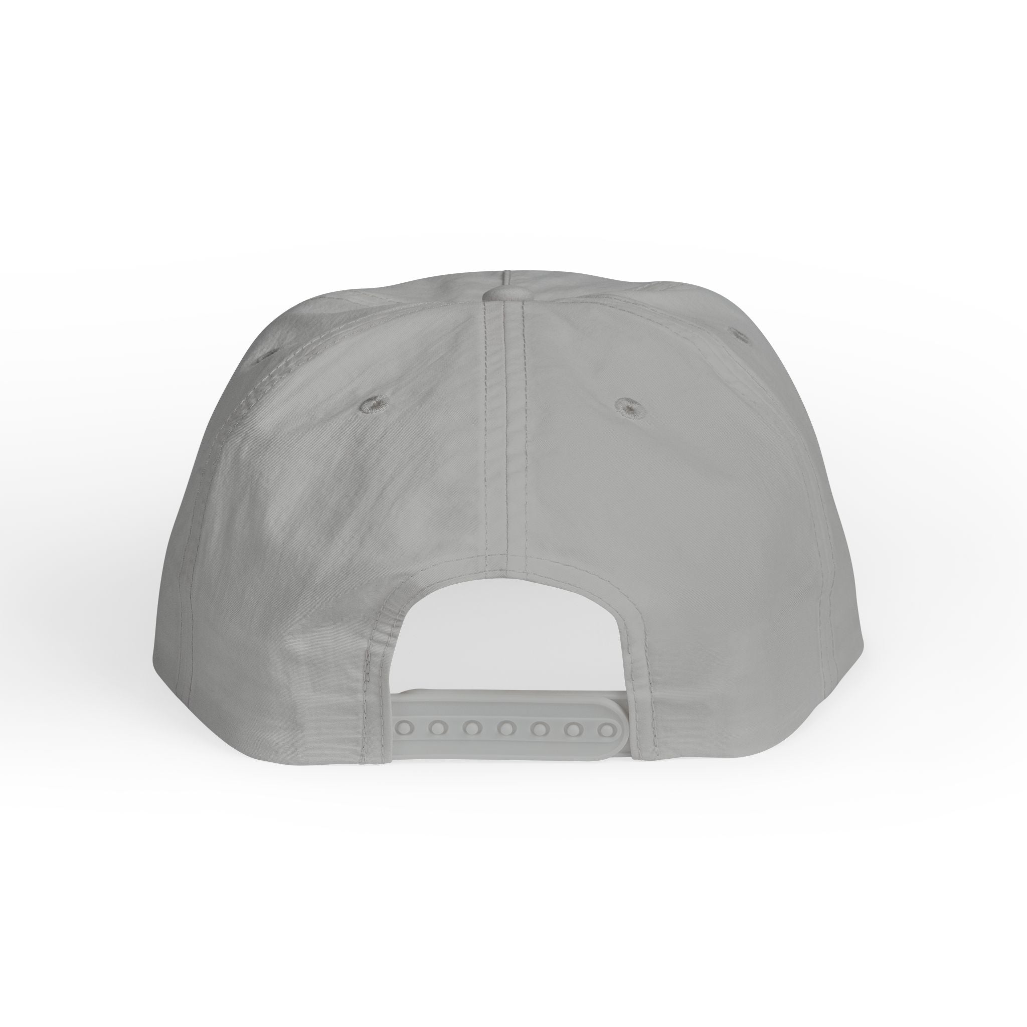 CaliRich Palm Logo Surf Cap — White Snapback Beach Hat