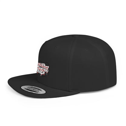 Flat Bill Snapback Hat —  Dirty waters Finest' Embroidered Streetwear Cap