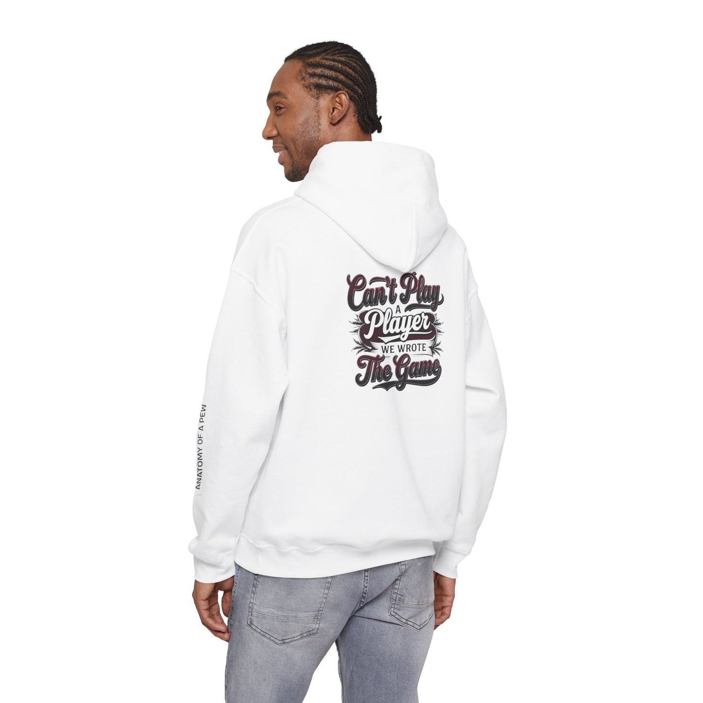 Hoodie — 'I Want You' Skull Graphic & "Can't Play The Player" Back Streetwear Pullover