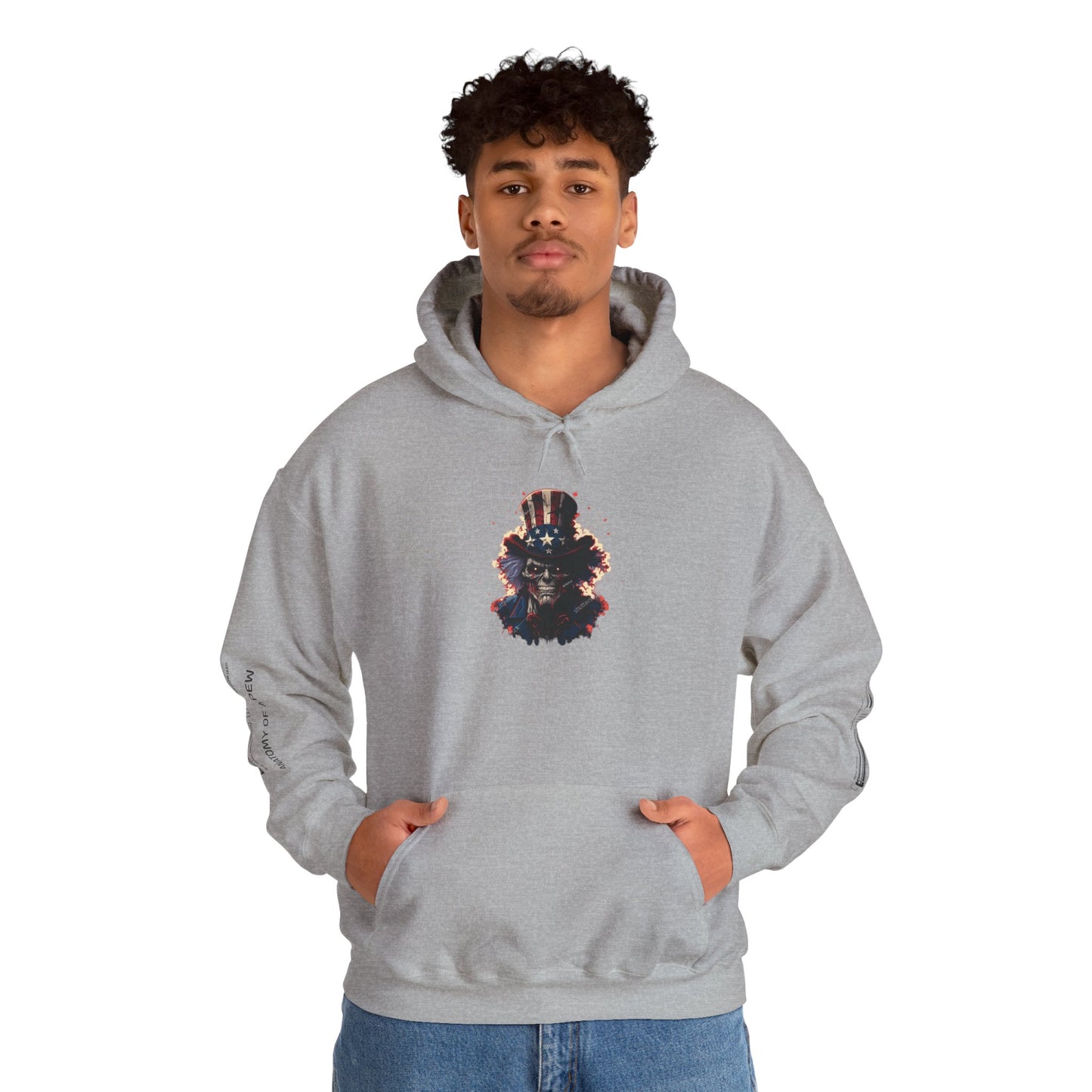 Hoodie — 'I Want You' Skull Graphic & "Can't Play The Player" Back Streetwear Pullover
