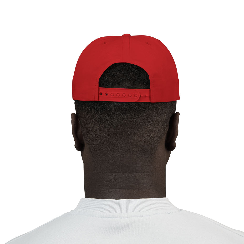 CaliRich Palm Logo Surf Cap — White Snapback Beach Hat