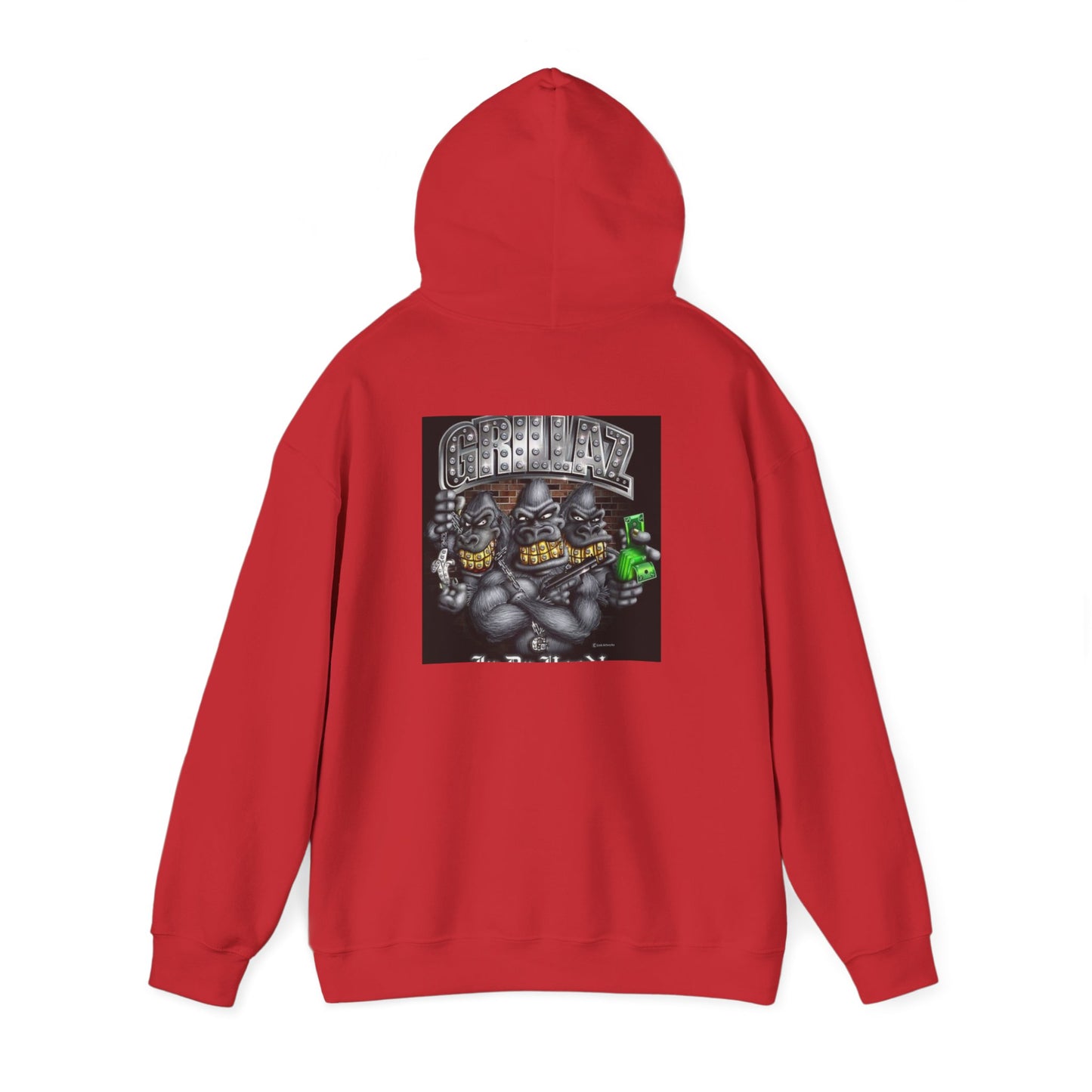 Gangsta Gorilla Hoodie — Urban Streetwear Gorilla Gang Design