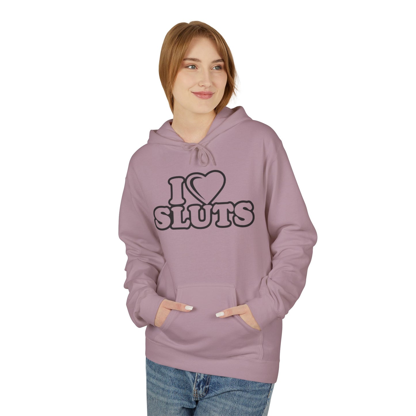 Unisex Fleece Hoodie with Fun Text Designs, Casual Wear for Parties, Gifts for Friends, Unique Fashion for Festivals, Fun Statement Apparel