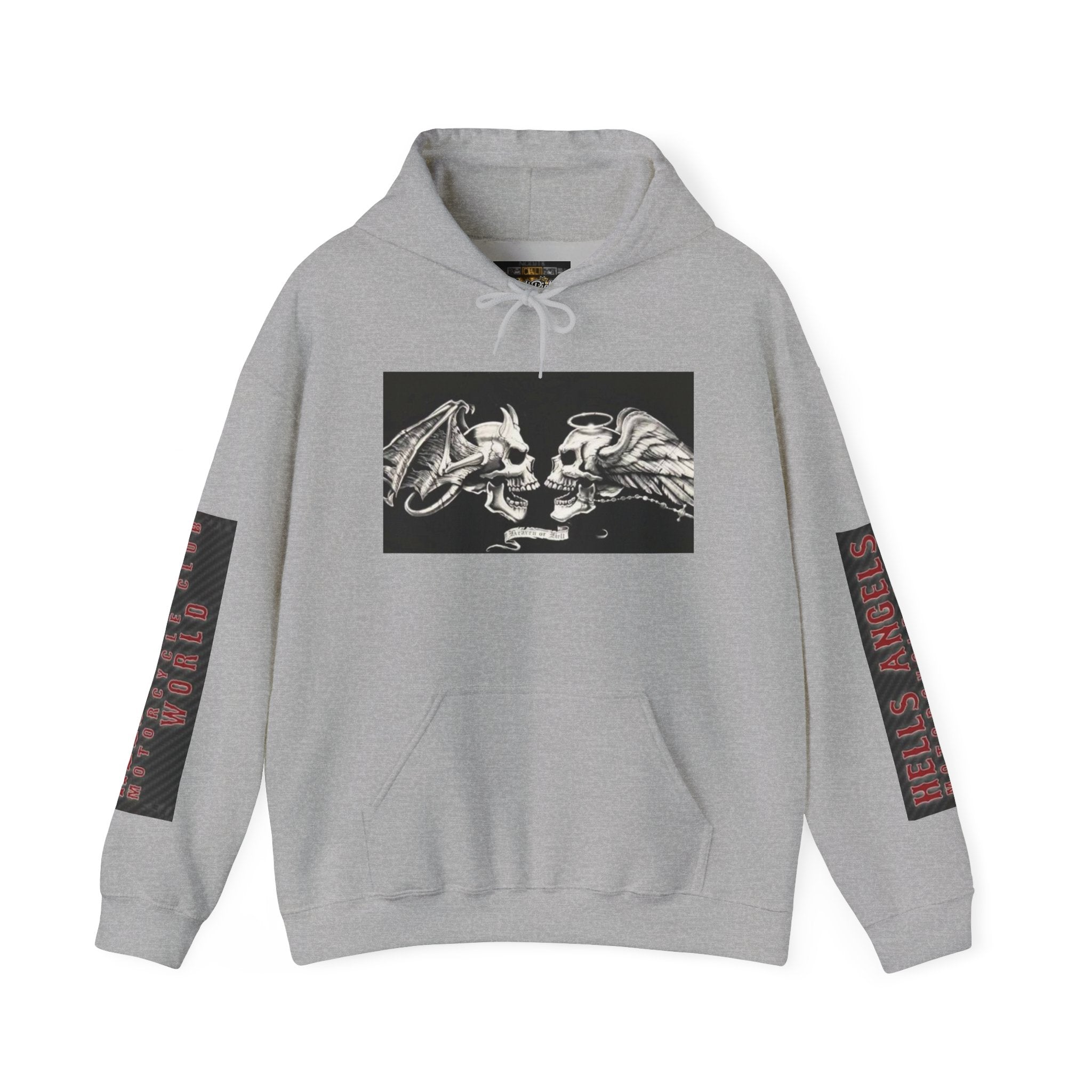 Skull Kiss Hoodie — Gothic Skeleton Couple Graphic Pullover