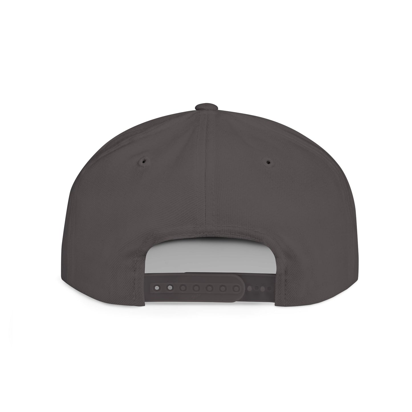 Snapback Hat — 'I  Ski' Retro Patch Flat Bill Cap