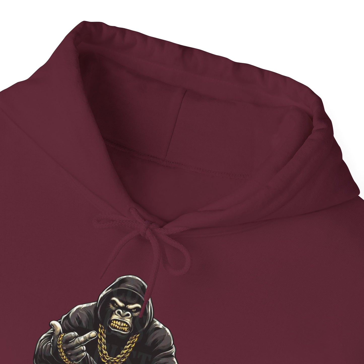 Gangsta Gorilla Hoodie — Urban Streetwear Gorilla Gang Design