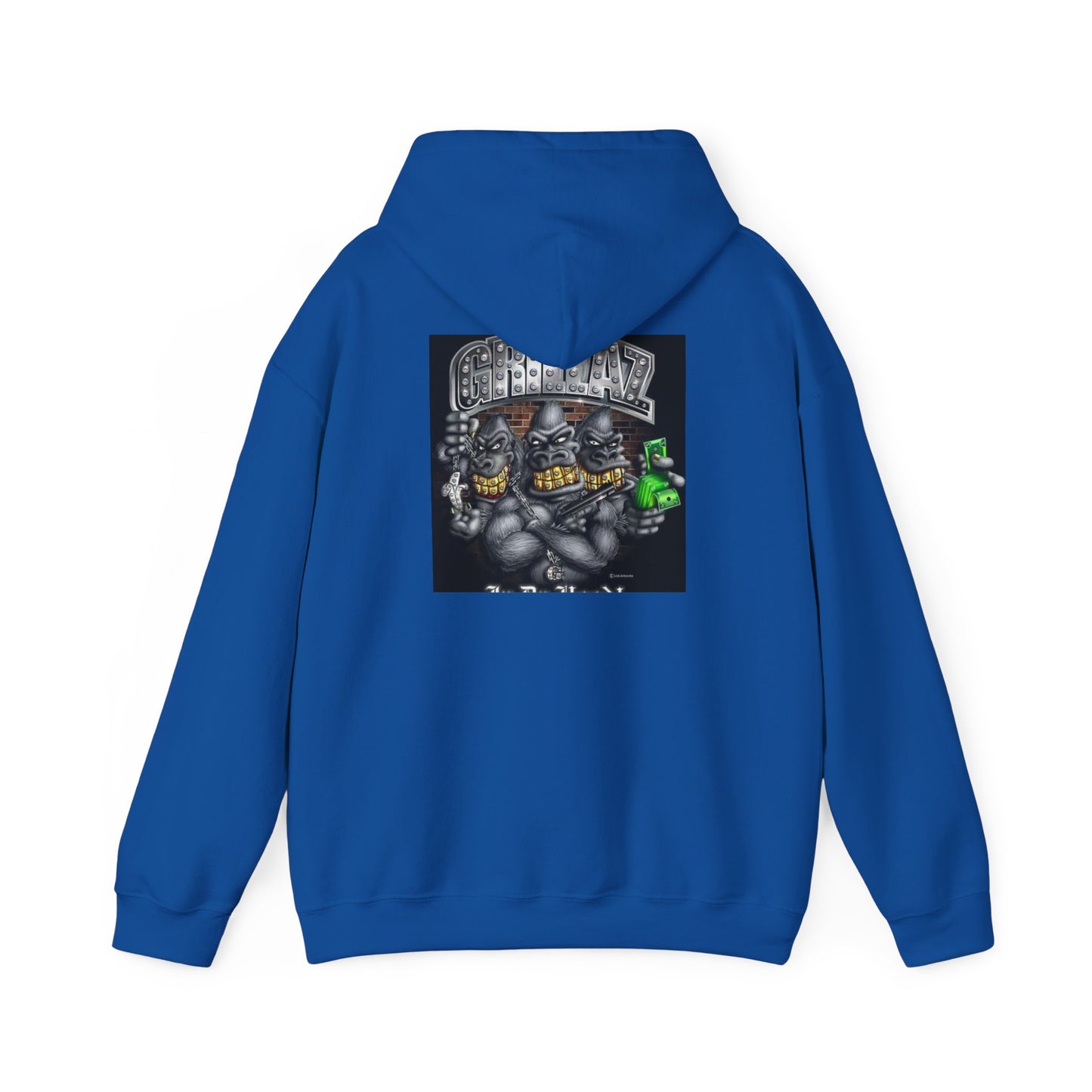 Gangsta Gorilla Hoodie — Urban Streetwear Gorilla Gang Design