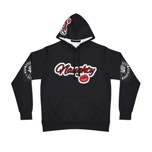 Naughty Marilyn Monroe Athletic Hoodie — Retro Pinup Graphic Hoodie