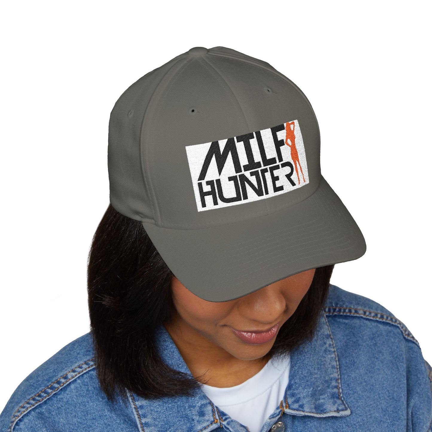 Embroidered 'MILF Hunter' Structured Cap