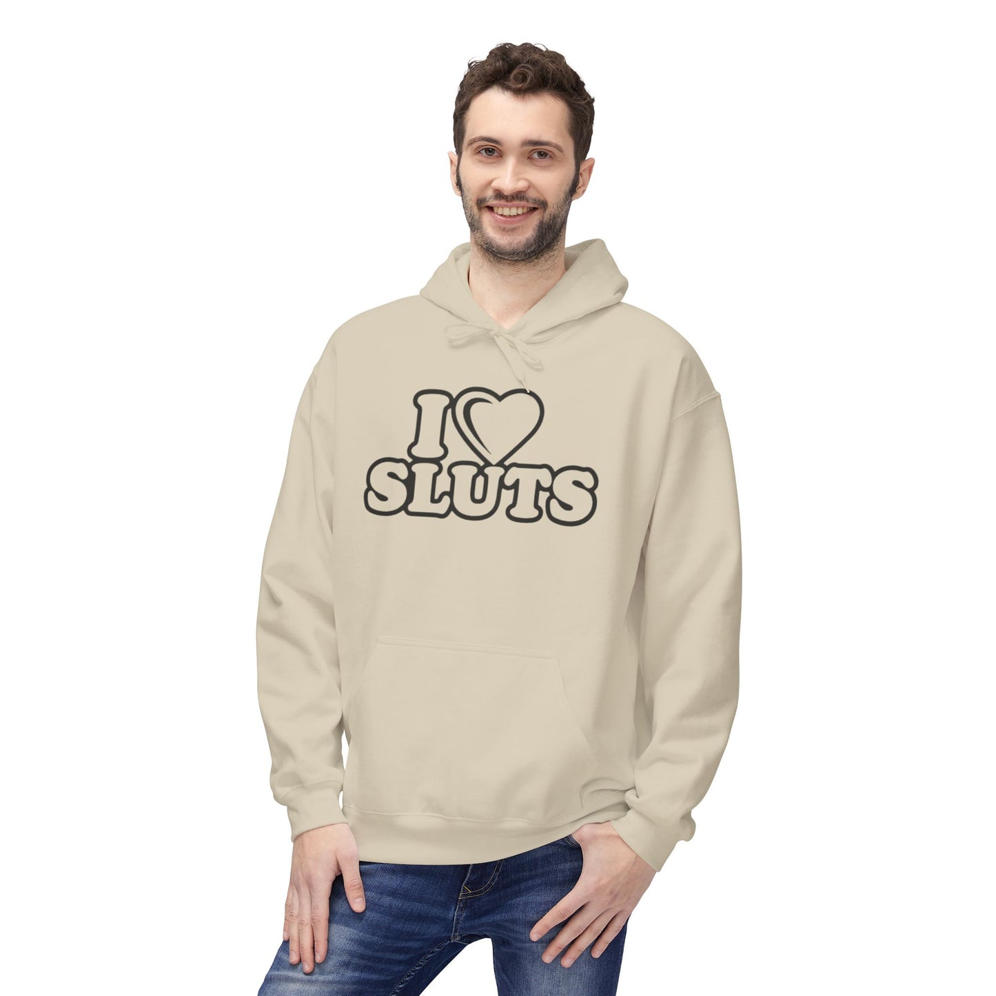 Unisex Fleece Hoodie with Fun Text Designs, Casual Wear for Parties, Gifts for Friends, Unique Fashion for Festivals, Fun Statement Apparel