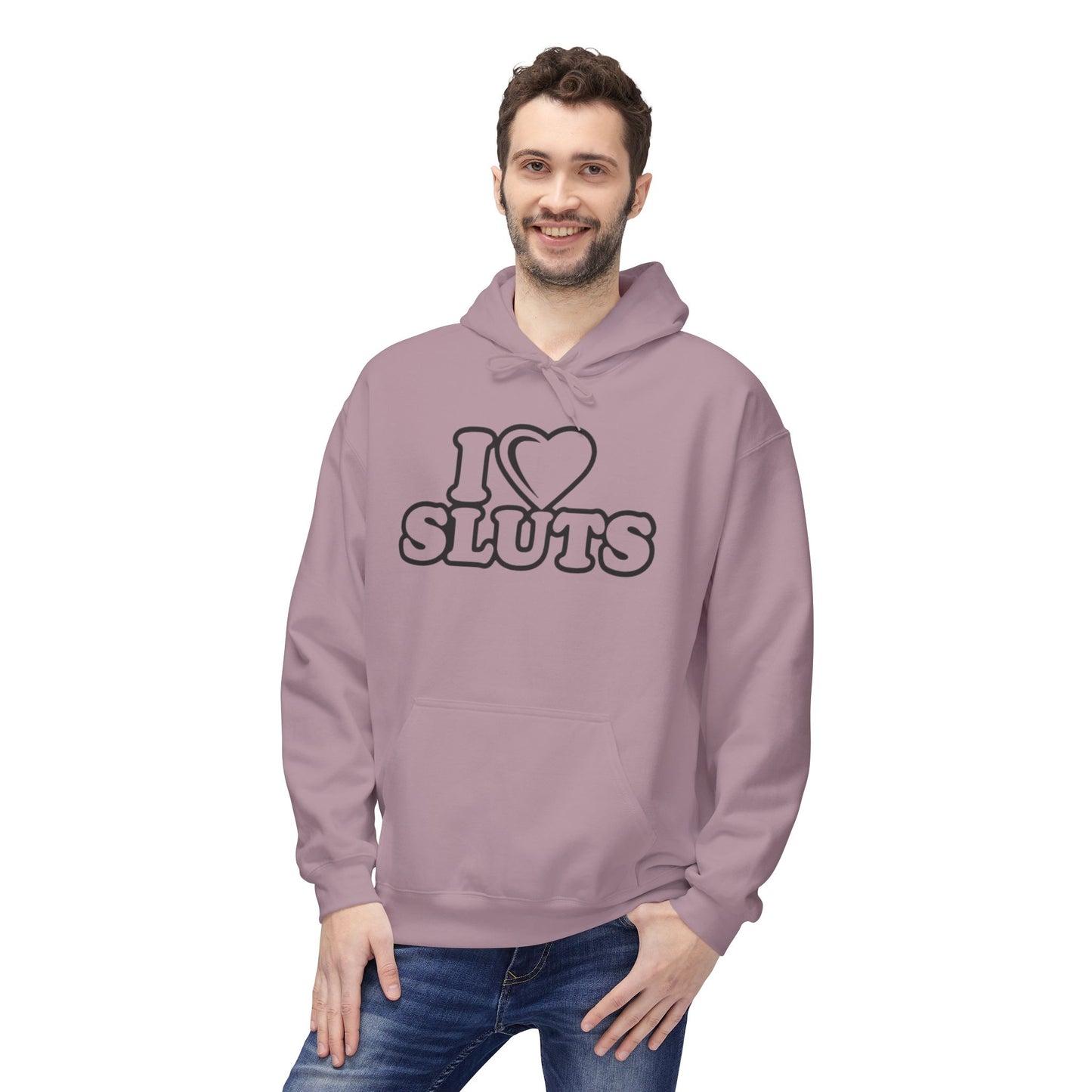 Unisex Fleece Hoodie with Fun Text Designs, Casual Wear for Parties, Gifts for Friends, Unique Fashion for Festivals, Fun Statement Apparel