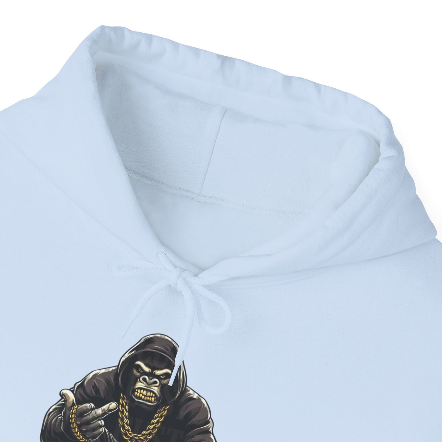 Gangsta Gorilla Hoodie — Urban Streetwear Gorilla Gang Design