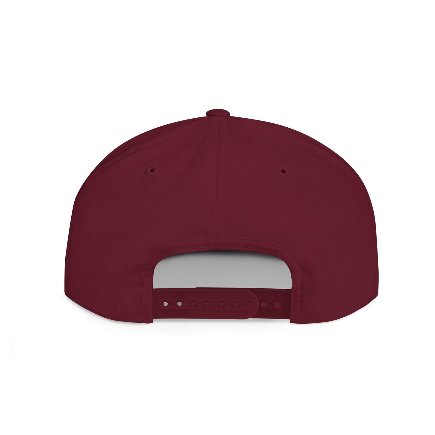 Snapback Hat — 'I  Ski' Retro Patch Flat Bill Cap