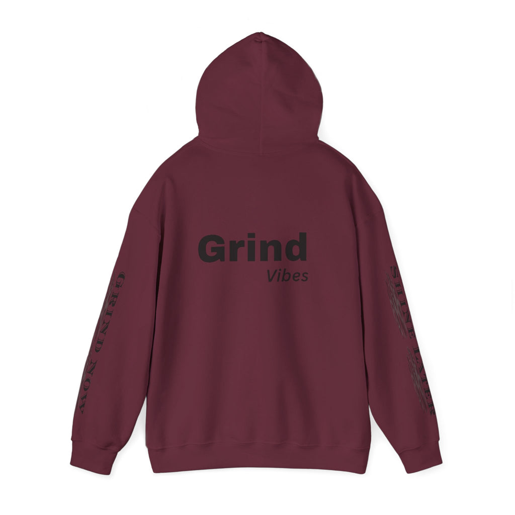 Cali Rich graphic "Grind Now Shine Later" Pullover Hoodie Unisex Heavy Hooded Sweatshirt Cali Rich Clothing
